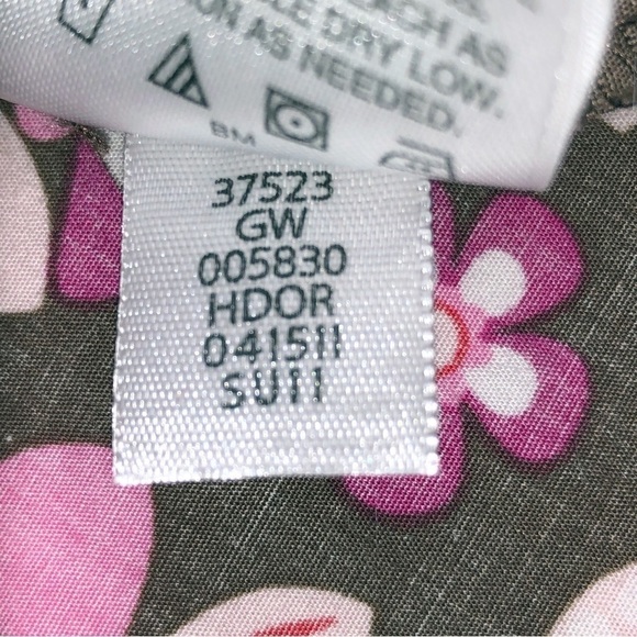 Hanna Andersson Brown Pink Floral Print Pillowcase Sleeveless Dress Size 4 (100) - Picture 5 of 8